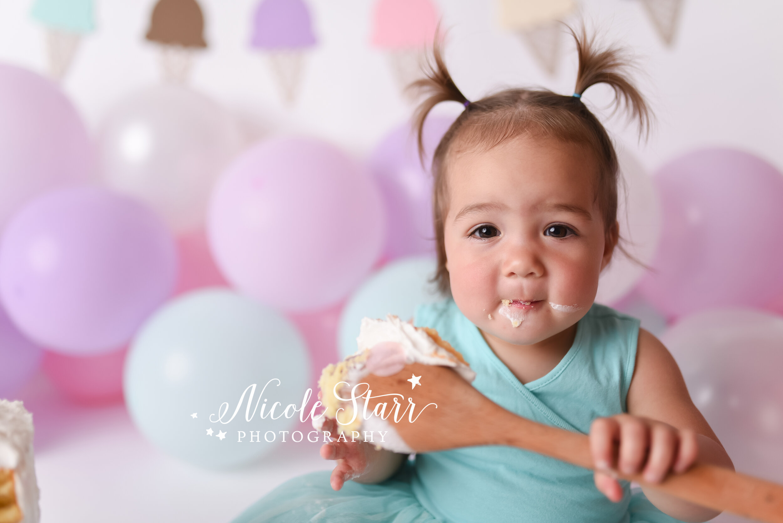 thumbnail image 2 of Printable Ice Cream 1st Birthday Invitation Girls Ice Pop Editable... 2 of 14