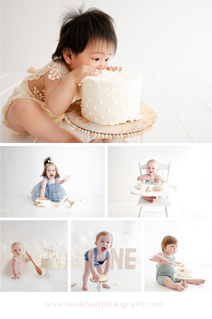 The Beauty of a Simple Cake Smash Session for First Birthdays