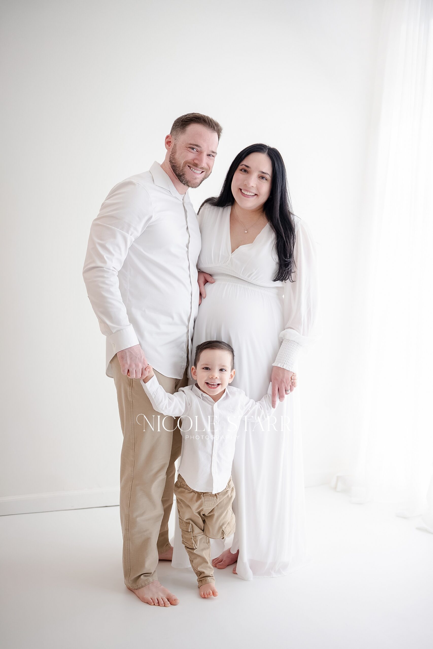 Maternity Portraits with Toddler in Saratoga Springs