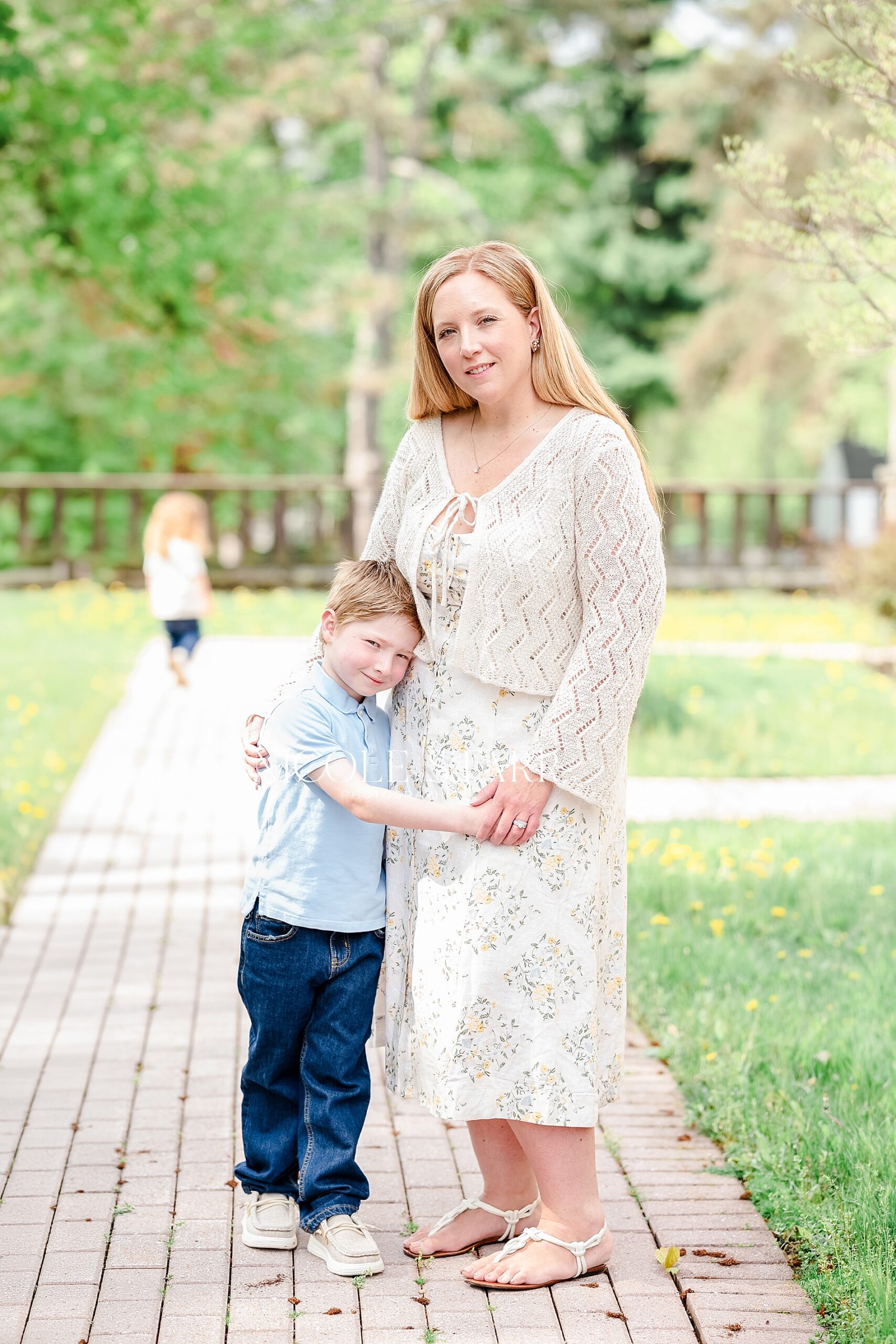 mother and son portraits