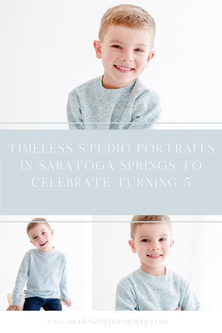 Timeless Studio Portraits in Saratoga Springs