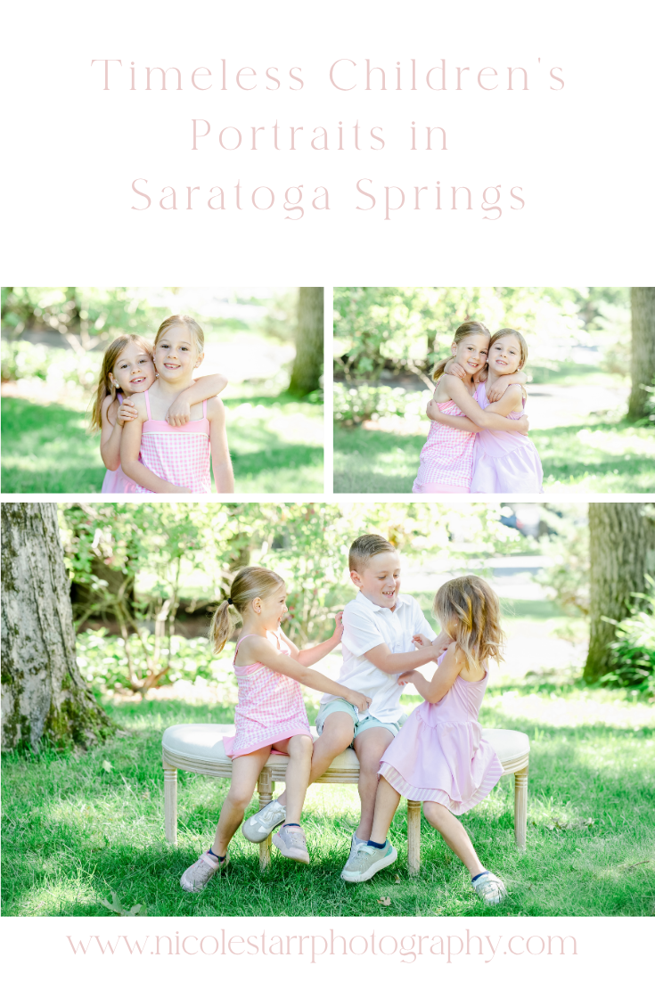 Timeless Children's portraits in Saratoga Springs