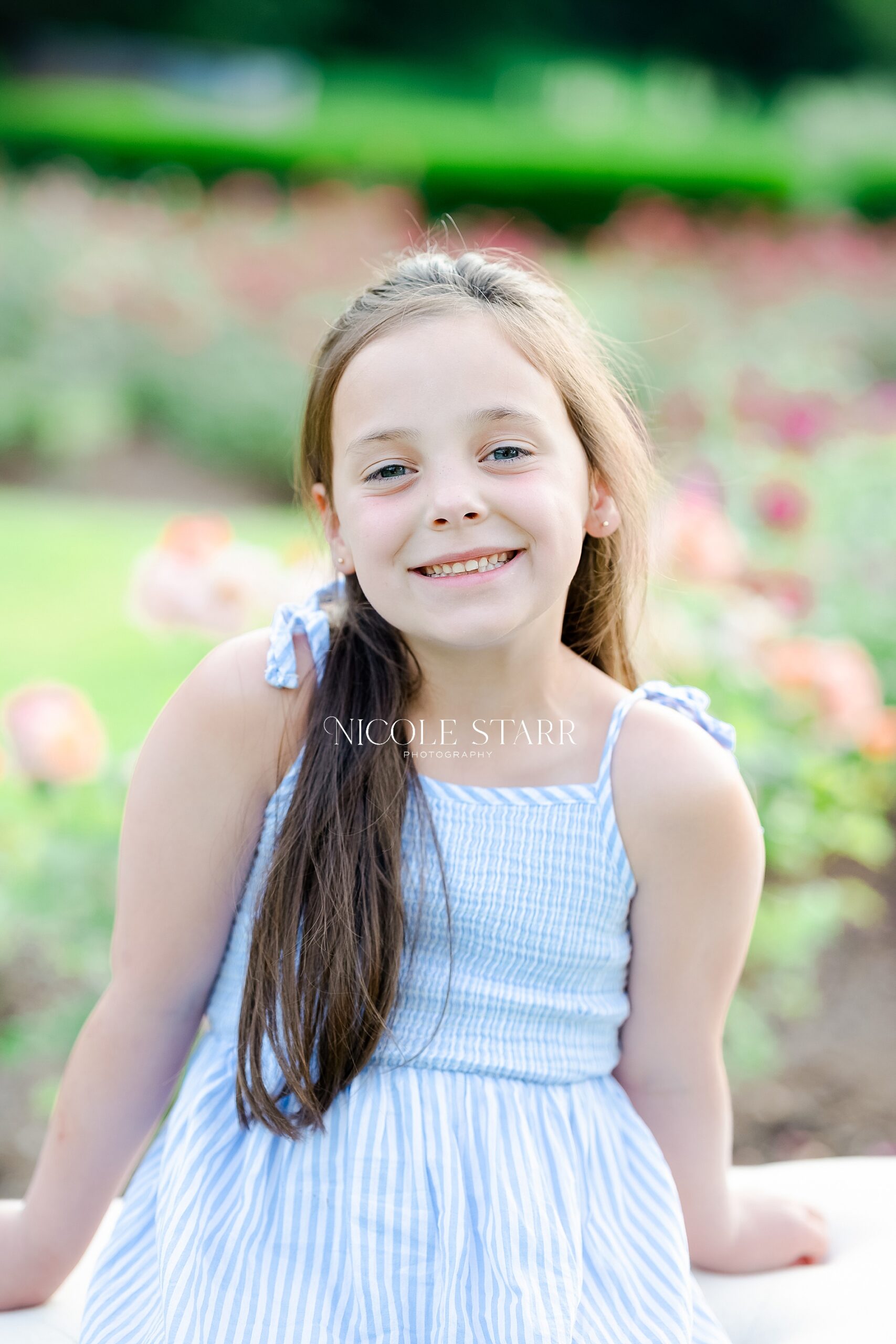 child portraits from Family Portraits in the Rose Garden with Schenectady Family Photographer