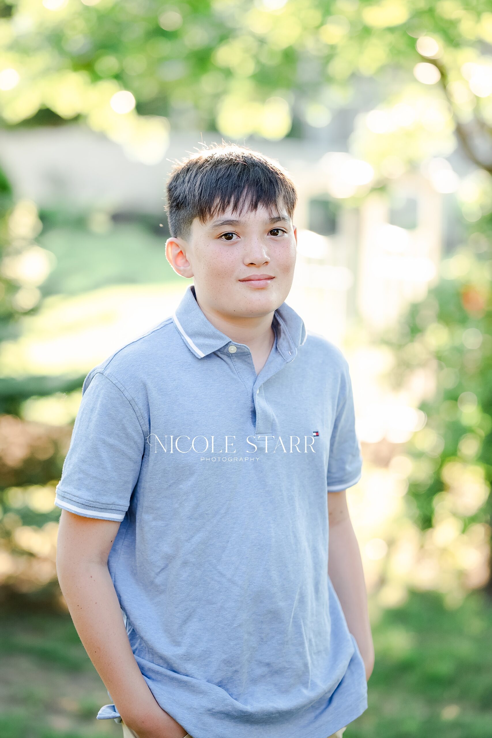 teenage boy at family portraits in Saratoga Springs