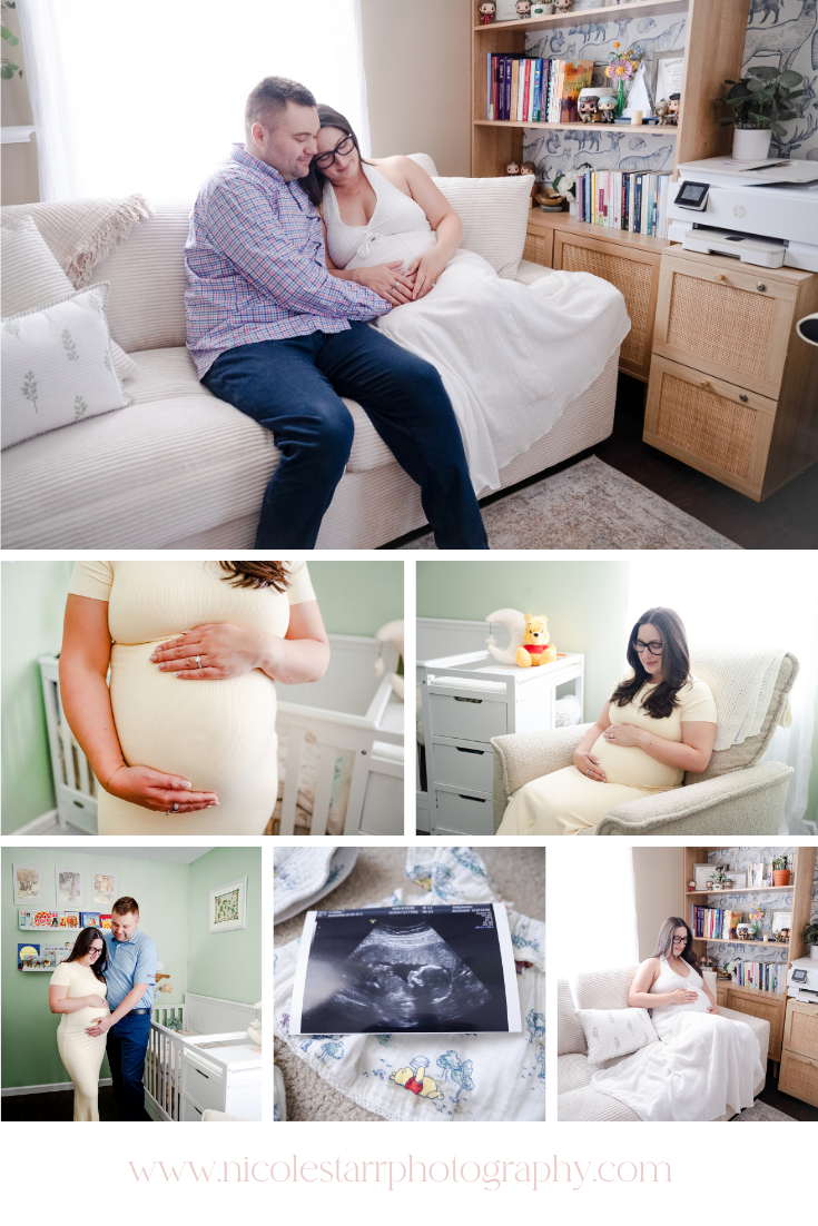 Lifestyle Maternity Portraits at Home 