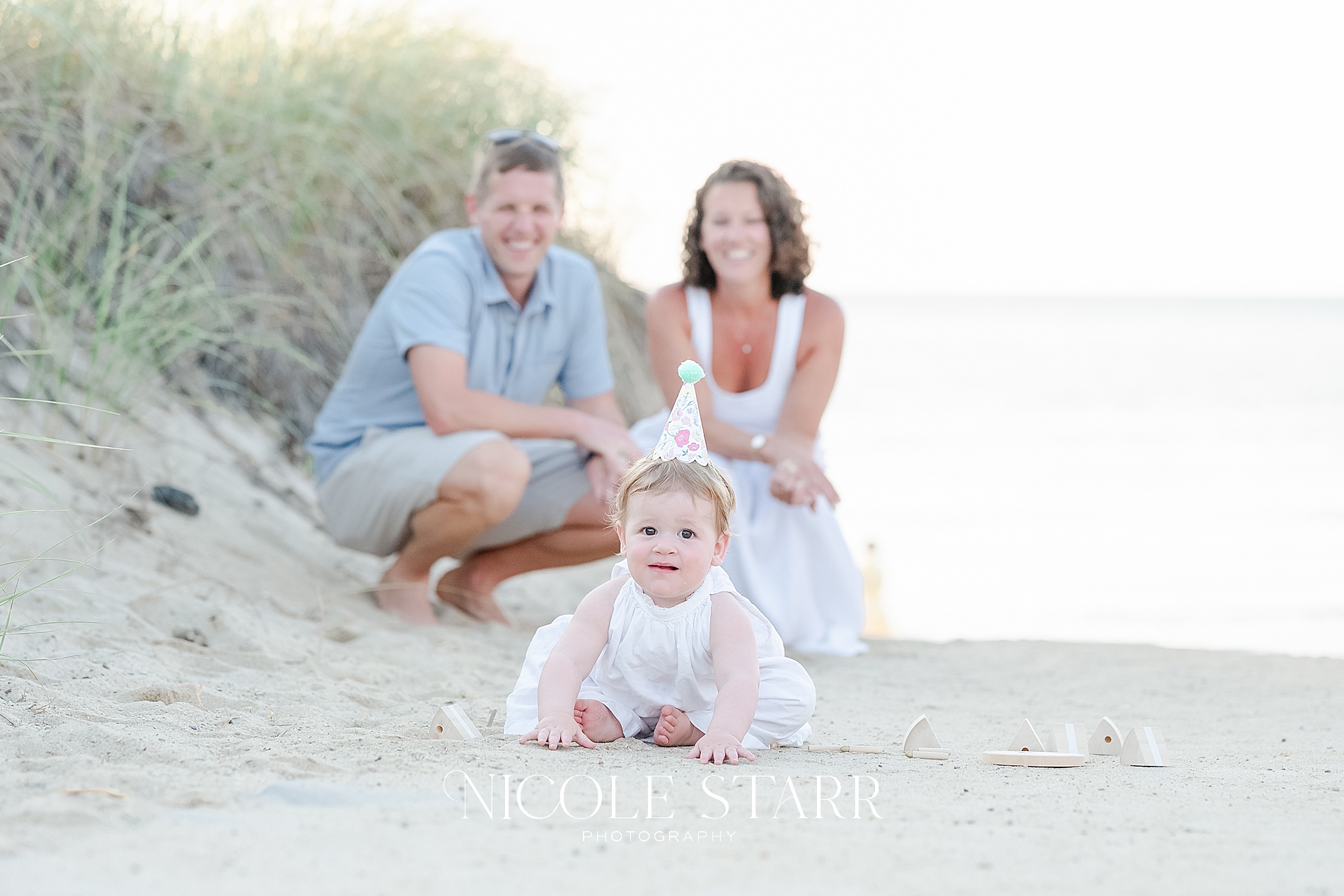 An Extra Special First Birthday Portrait Session at the Beach | Cape Cod Baby Photographer